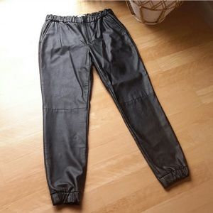 Calvin Klein Leather Joggers
